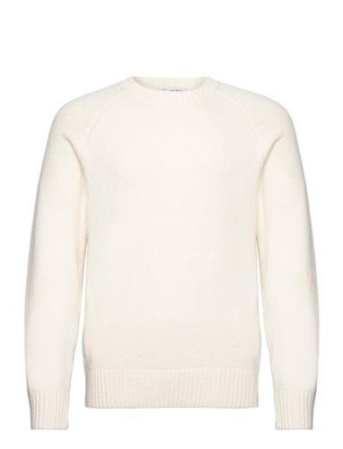 Brad Roundneck Knit Tops Knitwear Round Necks Cream Les Deux