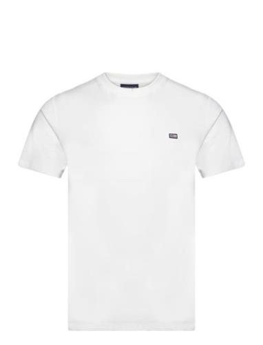 Max Classic Organic Cotton Tee Tops T-shirts Short-sleeved White Lexin...