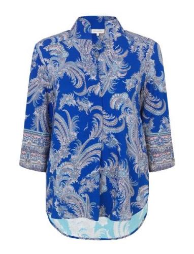 Kamidea Ev Tops Blouses Long-sleeved Blue Dea Kudibal