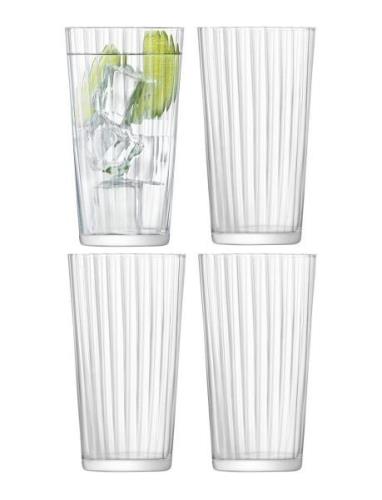 Gio Line Juice Glass Set 4 Home Tableware Glass Drinking Glass Nude LS...