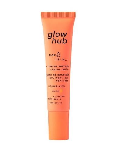 Glow Hub Pep Talk Tinted Plumping Peptide Rescue Balm Mango 15Ml Huult...