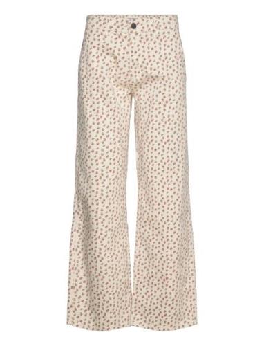 Trousers Bottoms Jeans Wide Cream Sofie Schnoor