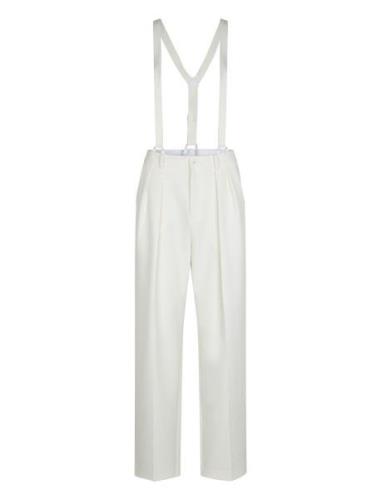 Pien Bottoms Trousers Wide Leg White Custommade