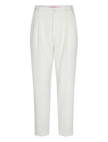 Pianora Bottoms Trousers Straight Leg White Custommade