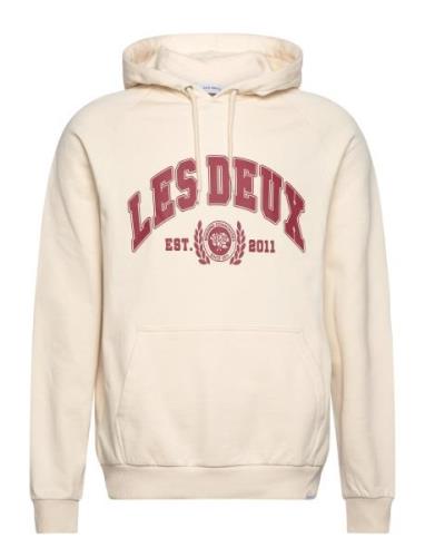 University Hoodie Tops Sweat-shirts & Hoodies Hoodies Beige Les Deux