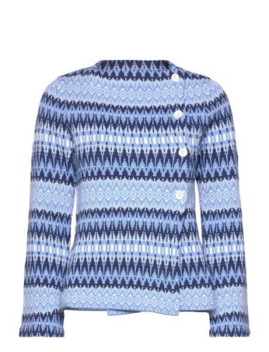 Siv Cardigan Tops Knitwear Cardigans Blue Jumperfabriken