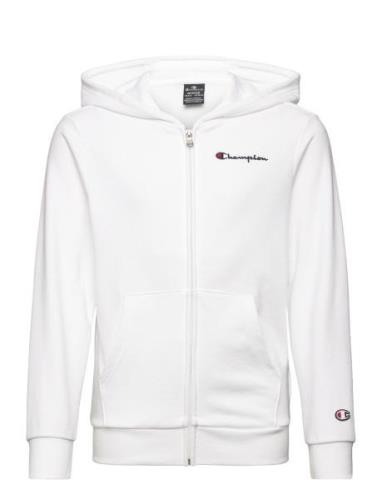 Hooded Full Zip Sweatshirt Sport Sweat-shirts & Hoodies Hoodies White ...