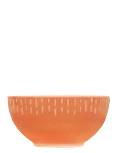 Confetti Apricot Skål M/Relief Porcelæn 14 Cm. Home Tableware Bowls Br...