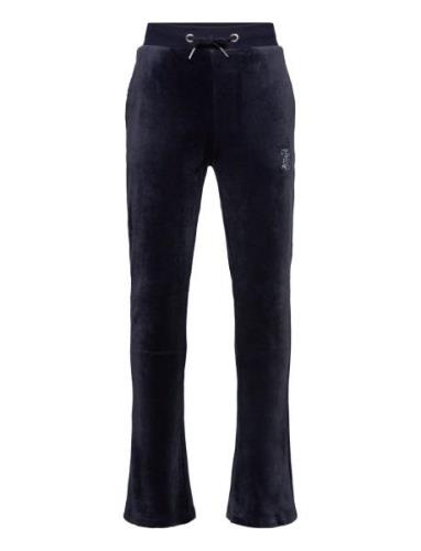 Diamante Bootcut Jogger Bottoms Sweatpants Navy Juicy Couture