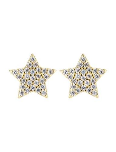 Star Crystal Earing Accessories Jewellery Earrings Studs Gold By Jolim...