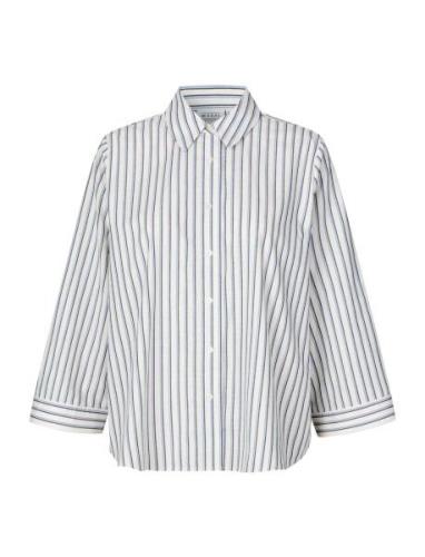 Maiduki Tops Shirts Long-sleeved Blue Masai