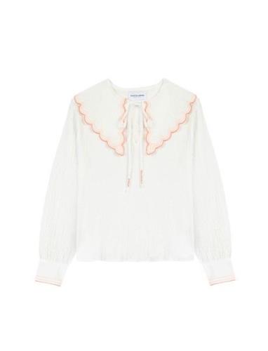 Patenne Tops Blouses Long-sleeved White Maison Labiche Paris