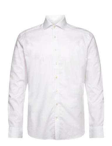 Bs Pavarotti Super Slim Fit Shirt Tops Shirts Business White Bruun & S...