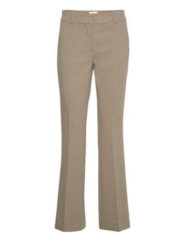 Clarafv Bottoms Trousers Flared Beige FIVEUNITS