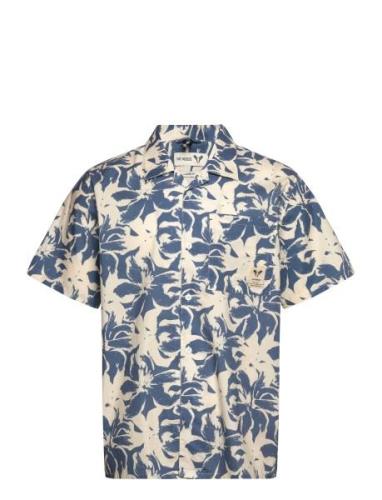 Air Shirt Ss Tops Shirts Short-sleeved Blue Fat Moose