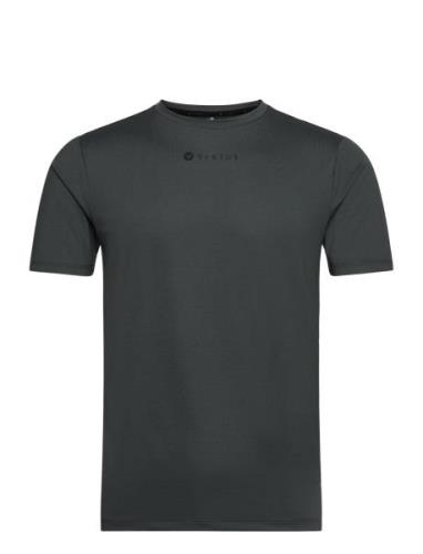 Roger M Hyperstretch S/S Tee Sport T-shirts Short-sleeved Grey Virtus