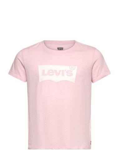 Lvg Batwing Tee / Lvg Batwing Tee Tops T-shirts Short-sleeved Pink Lev...