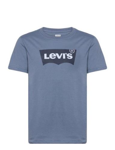 Lvb Batwing Tee / Lvb Batwing Tee Tops T-shirts Short-sleeved Blue Lev...