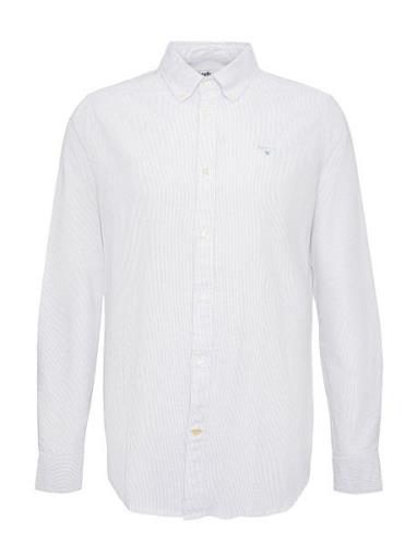 Barbour Stripe Ox Tf Designers Shirts Casual White Barbour