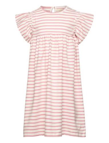 Dress Ss Stripe Dresses & Skirts Dresses Casual Dresses Short-sleeved ...