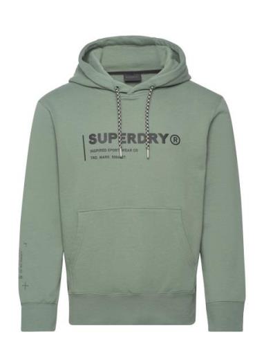 Utility Sport Logo Loose Hood Sport Sweat-shirts & Hoodies Hoodies Kha...