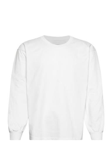 Heavy L/S Tee - White Tops T-shirts Long-sleeved White Garment Project