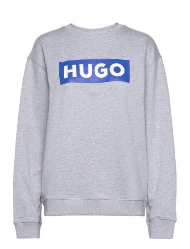 Classic Crew_B Tops Sweat-shirts & Hoodies Sweat-shirts Grey HUGO BLUE