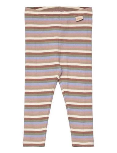 Legging Modal Multi Striped Bottoms Leggings Multi/patterned Petit Pia...