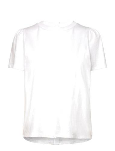 Lr-Kowa Tops T-shirts & Tops Short-sleeved White Levete Room