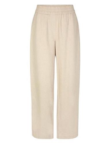 Honormd Pants Bottoms Trousers Wide Leg Cream Modström