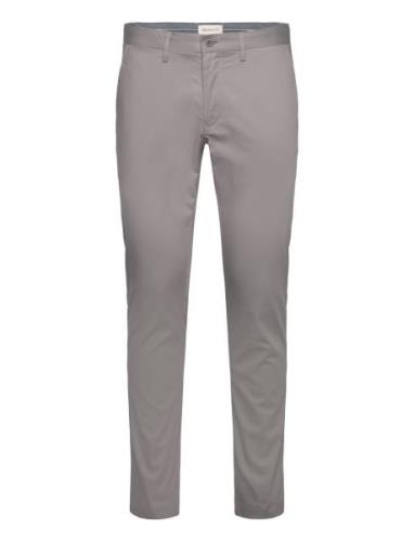 Slim Sports Chinos Bottoms Trousers Chinos Grey GANT