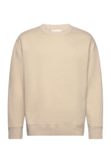 Logo C-Neck Sweat Tops Sweat-shirts & Hoodies Sweat-shirts Beige GANT