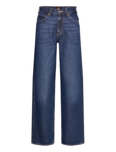 Rider Loose Bottoms Jeans Straight-regular Blue Lee Jeans