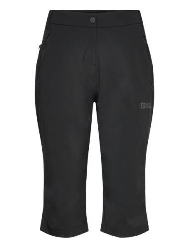 Activate Light 3/4 Pants Sport Shorts Sport Shorts Black Jack Wolfskin