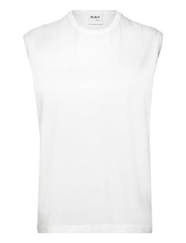 Pedro - Heavy Jersey Rd Tops T-shirts & Tops Sleeveless White Day Birg...