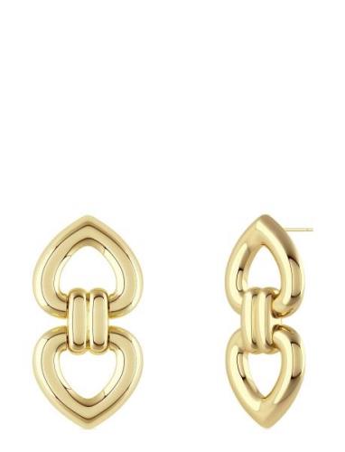 Beverly Studs Duo Accessories Jewellery Earrings Studs Gold Edblad