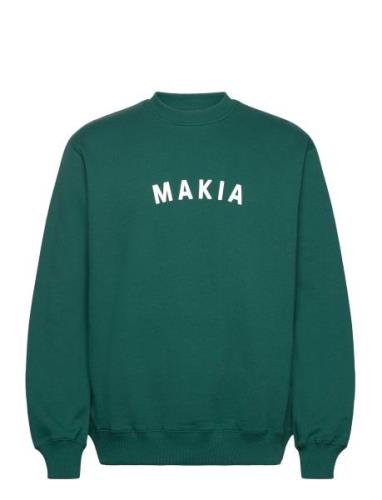 Pujo Sweatshirt Tops Sweat-shirts & Hoodies Sweat-shirts Green Makia