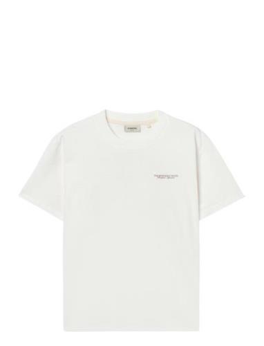 Residence Graphic Tee Tops T-shirts Short-sleeved White Pompeii