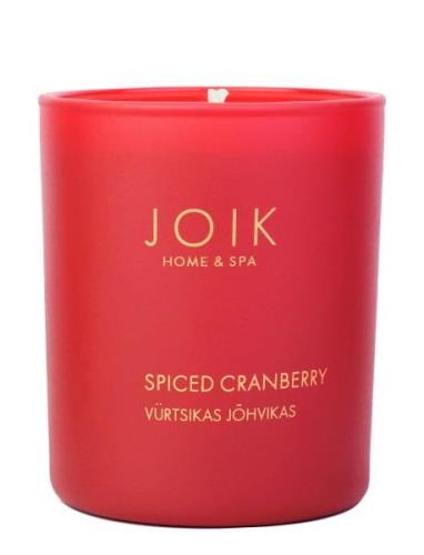 Joik Home & Spa Spiced Cranberry Scented Candle 150 G Tuoksukynttilä N...