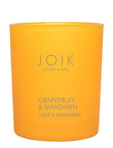 Joik Home & Spa Scented Candle Grapefruit & Mandarin Tuoksukynttilä Nu...