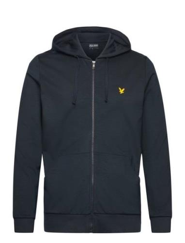 Full-Zip Hoodie Sport Sweat-shirts & Hoodies Hoodies Navy Lyle & Scott...