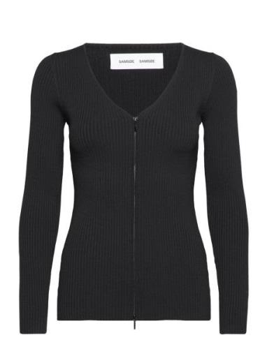 Sanina Cardigan 15172 Tops Knitwear Cardigans Black Samsøe Samsøe