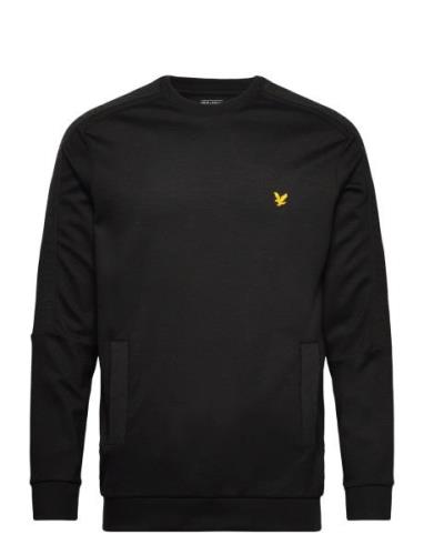 Pocket Branded Sweat Crew Sport Sweat-shirts & Hoodies Sweat-shirts Bl...