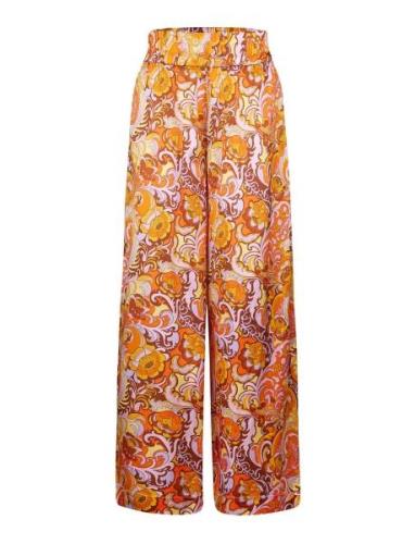 Margodea Bottoms Trousers Wide Leg Orange Dea Kudibal