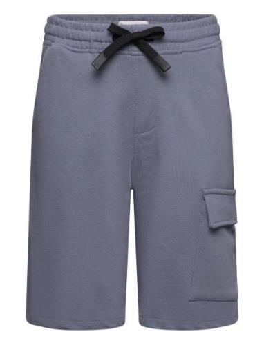 Cargo Bermuda Shorts Bottoms Shorts Blue Mango