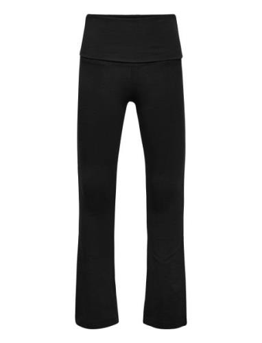 Nkfhelena Fold Down Bootcut Pant Bottoms Trousers Black Name It