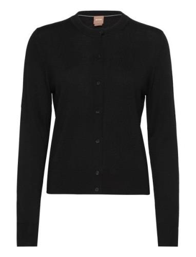 Fadenasi Tops Knitwear Cardigans Black BOSS