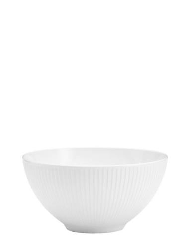 Bowl Plissé Home Tableware Bowls Breakfast Bowls White Pillivuyt