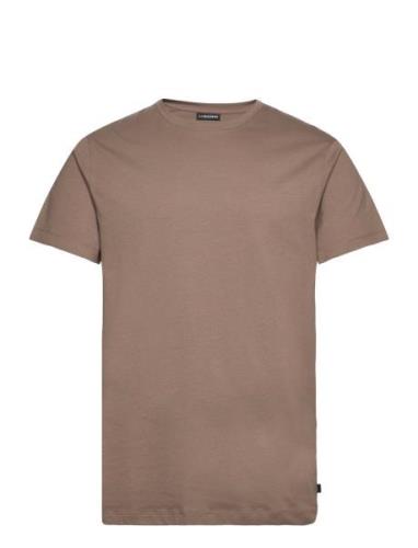 Sid Basic T-Shirt Designers T-shirts Short-sleeved Brown J. Lindeberg