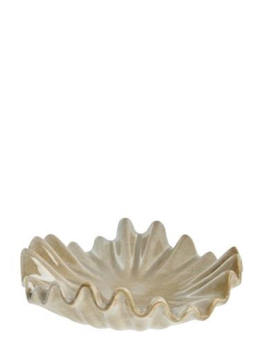 Viola Bowl Home Decoration Decorative Platters Beige Lene Bjerre